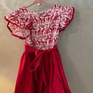 Cheeky Plum Red Christmas Dress